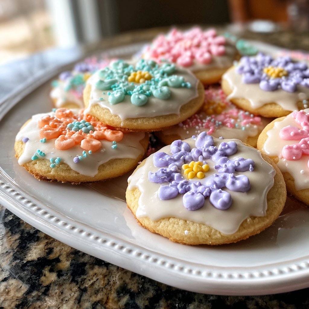 Spring Blossom Sugar Cookies