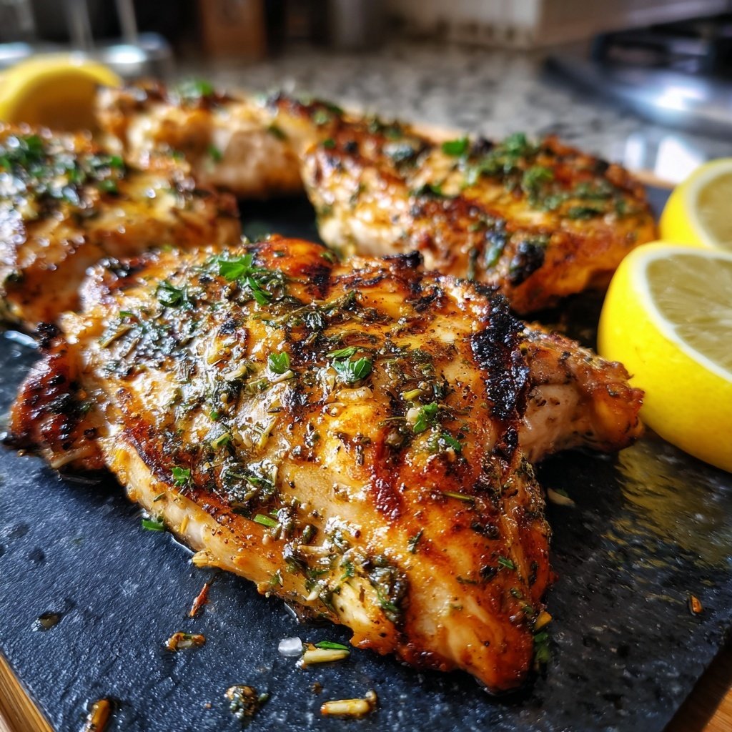 Grilled Lemon Dill Chicken