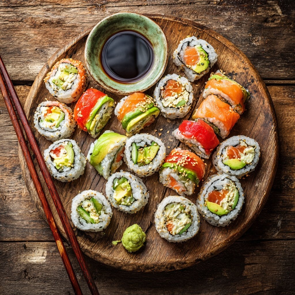 Global Japanese Sushi Rolls