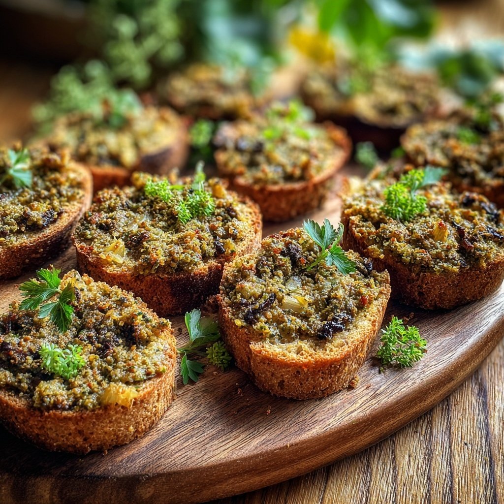 Herbed Olive Tapenade Bites