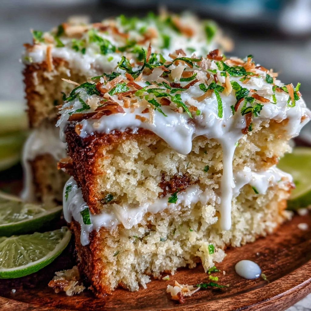 Delicious Coconut Lime Cake